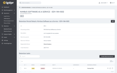 How long can personal data be stored? GDPR data retention explained