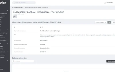 Jak długo można przechowywać dane osobowe? Okresy retencji w RODO